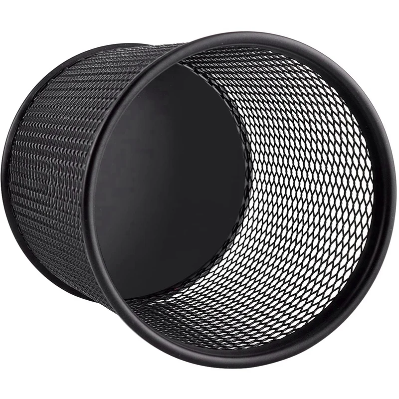 

3 Pack Pen Holder Mesh Pencil Holder Metal Pencil Holders Pen Organizer Black For Desk Office Pencil Holders