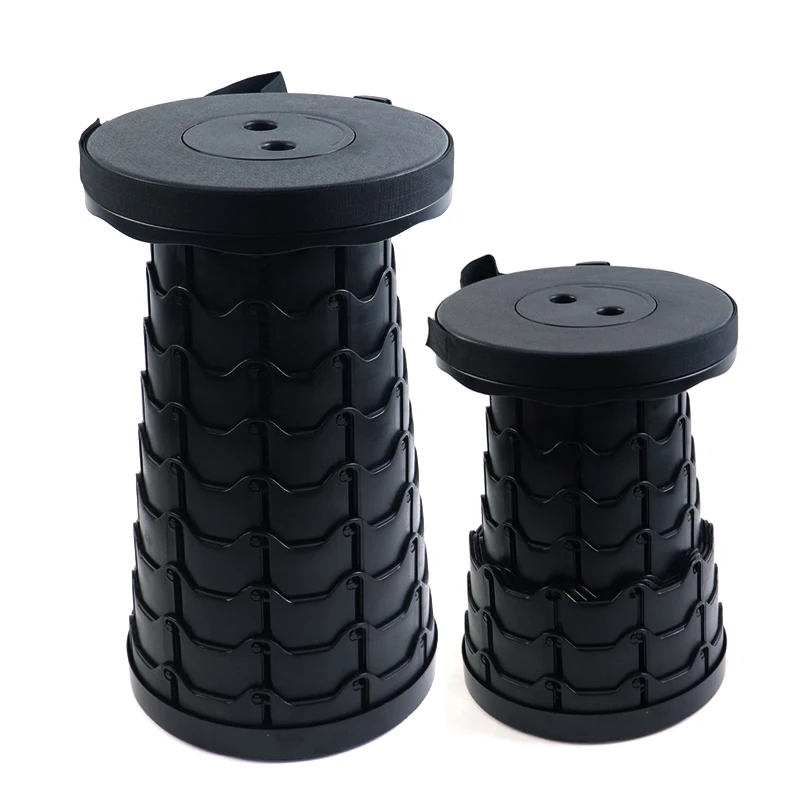 

Folding Stools Camping Retractable Plastic Chair Portable Lightweight Collapsable for Adults Kids Fishing Max Load 330lbs