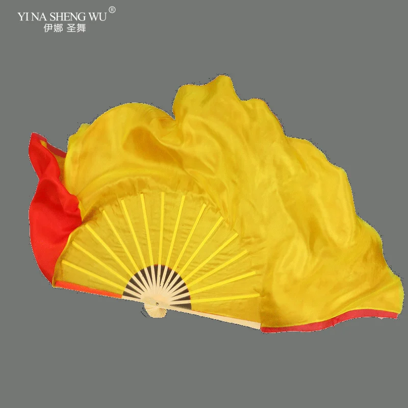 1 пара (1 л + р) профессиональных фанатов из натурального шелка реквизит китайского