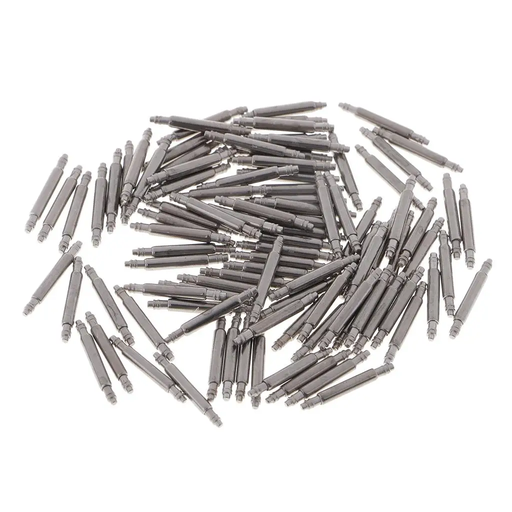 

100x Boxed Seamless Watch Spring Pins Watch Band Link Bars Strap Accessory