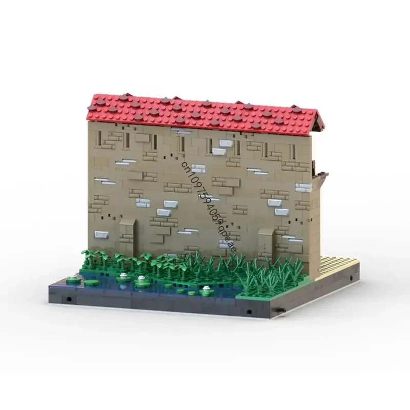 Новый конструктор MOC «Стена Маркшрутха» (2276 деталей), средневековая европейская уличная сцена, модель для сборки, креативная игрушка, подарок на день рождения (art.: 3920daee3d6cd) - 3920daee3d6cd