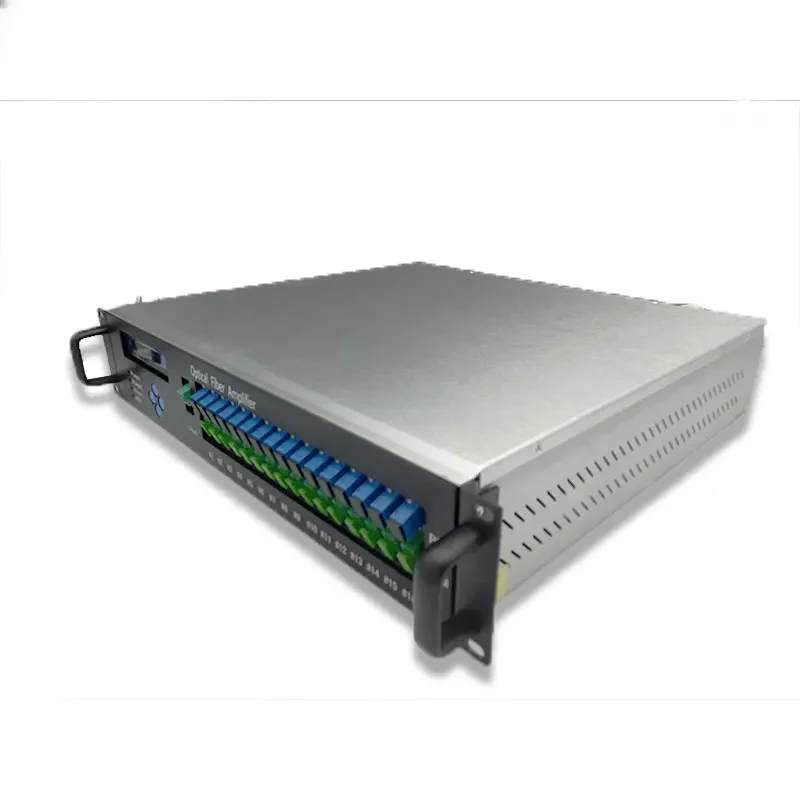 Волоконный усилитель edfa 1550 нм двойная мощность 16 портов 19 дбм с wdm EDFA