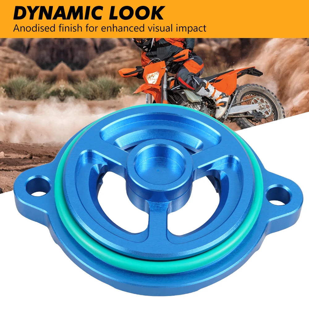 Для Husqvarna Norden 901 мотоциклетный Алюминиевый прозрачный масляный фильтр двигателя