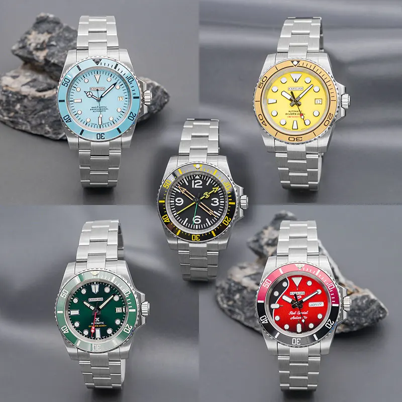 Новые мужские технические часы из нержавеющей стали с автоматическими