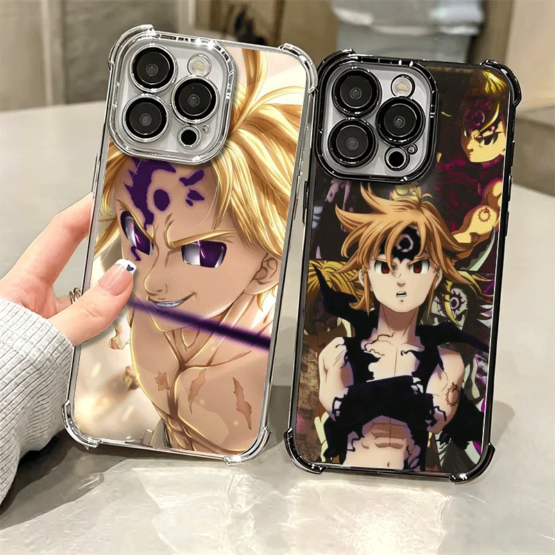 Фото Чехол для телефона Seven D-Deadlys Sins Meliodas с покрытием для iPhone 16 17 Pro Max Air 17E 16E 14 15 Plus 12 13 11, защита от падений №2