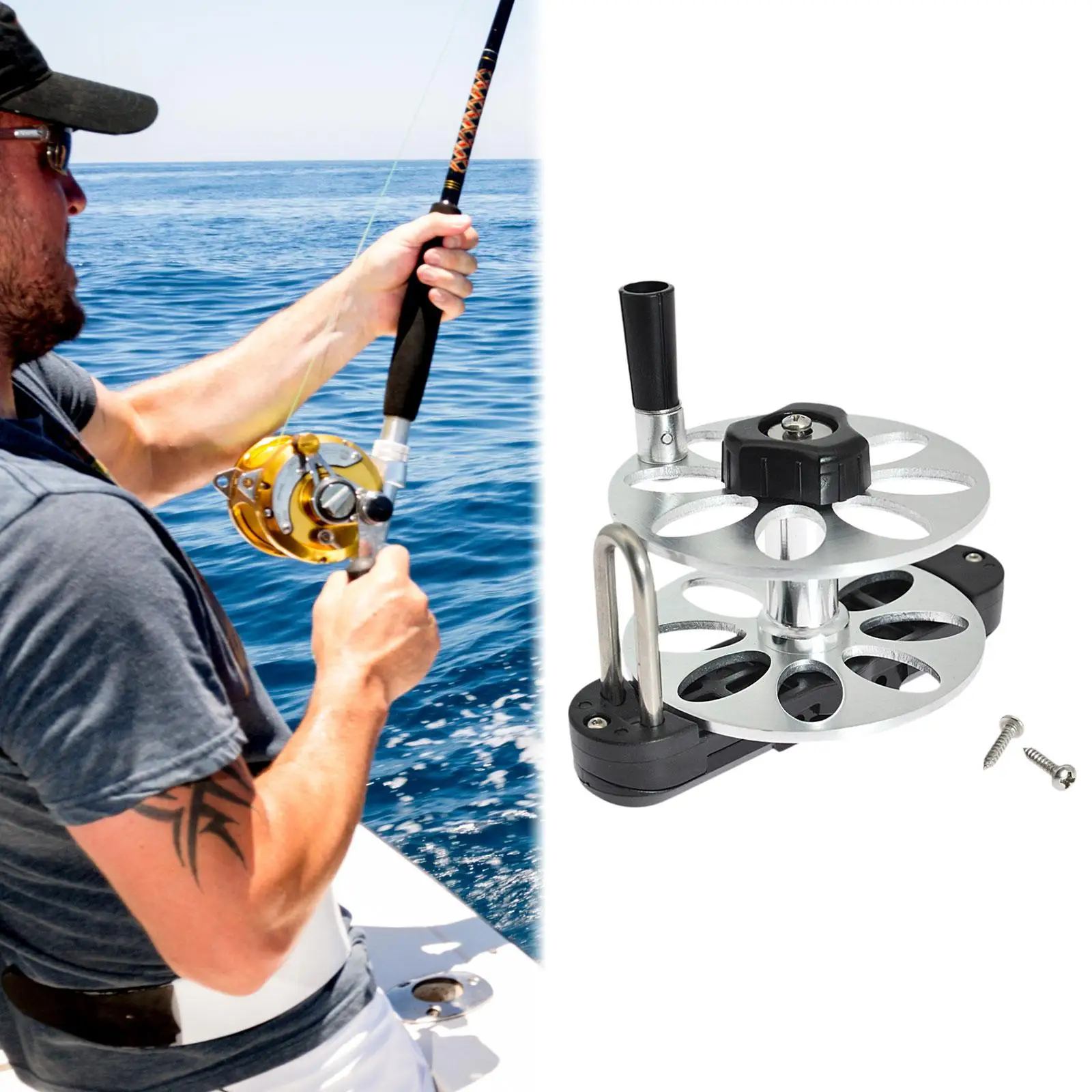 Рыболовная проволочная катушка для ружья регулируемый натяжной рыболовный