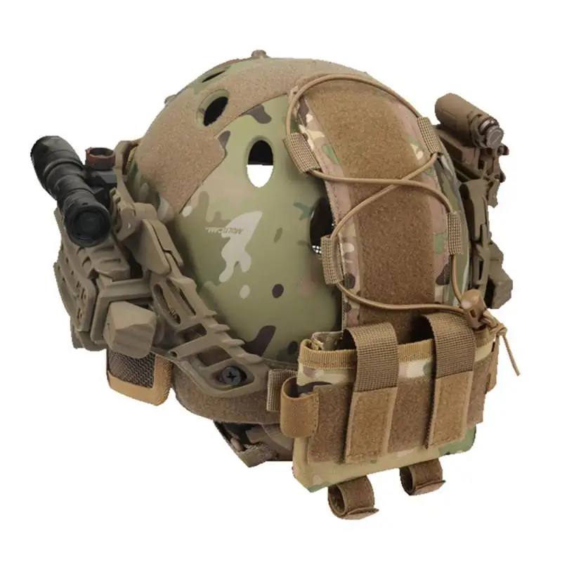 Helmet MICH2000 Airsoft MH Tactical Helmet With Battery Bag Outdoor Tactical Painball CS Riding Protect Sports Safety Hunting