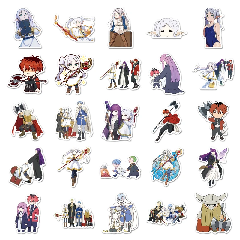 50/30/10 шт. Frieren Himmel популярные аниме вторичные периферийные устройства для багажа