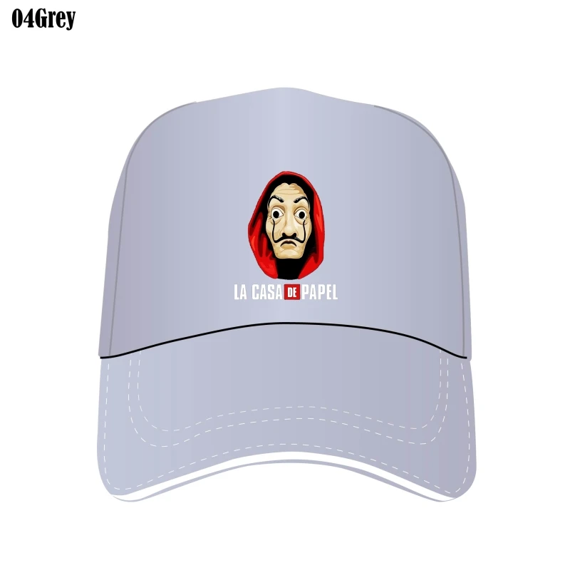 

La Casa De Papel Money Heist Netflix Series Design Men Women Bill Hats Unisex V64 Popular Tagless Cap