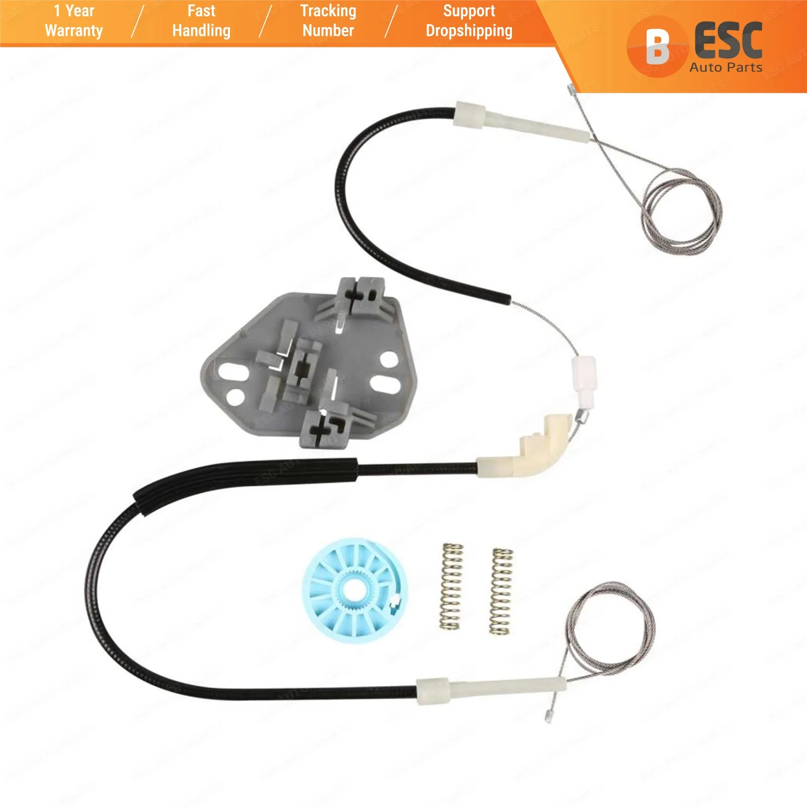 

Автозапчасти ESC EWR1013, электрический стеклоподъемник, комплект для ремонта передней правой двери для Mercedes Axor 2001-2004 Atego 1998-2004