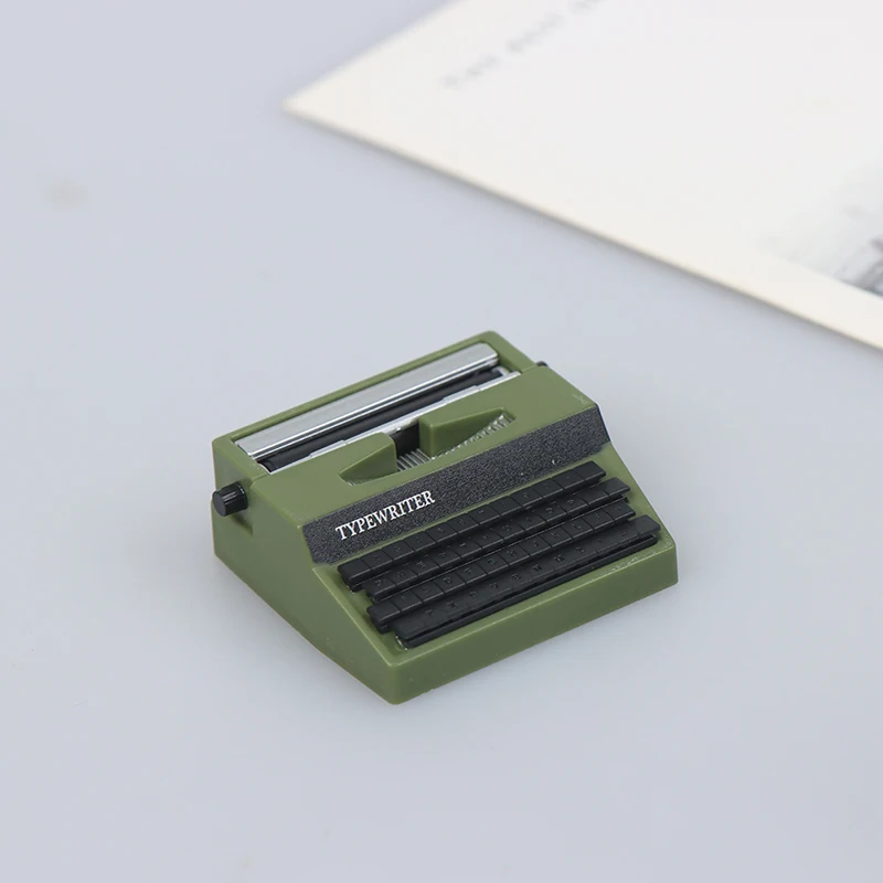 

1: 12 Doll house Mini ornaments simulation typewriter Doll Toy scene props