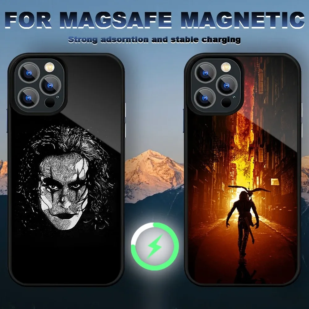 Чехол для телефона с триллером iPhone 15 14 13 12 11 Plus Pro Max Магнитный чехол Magsafe