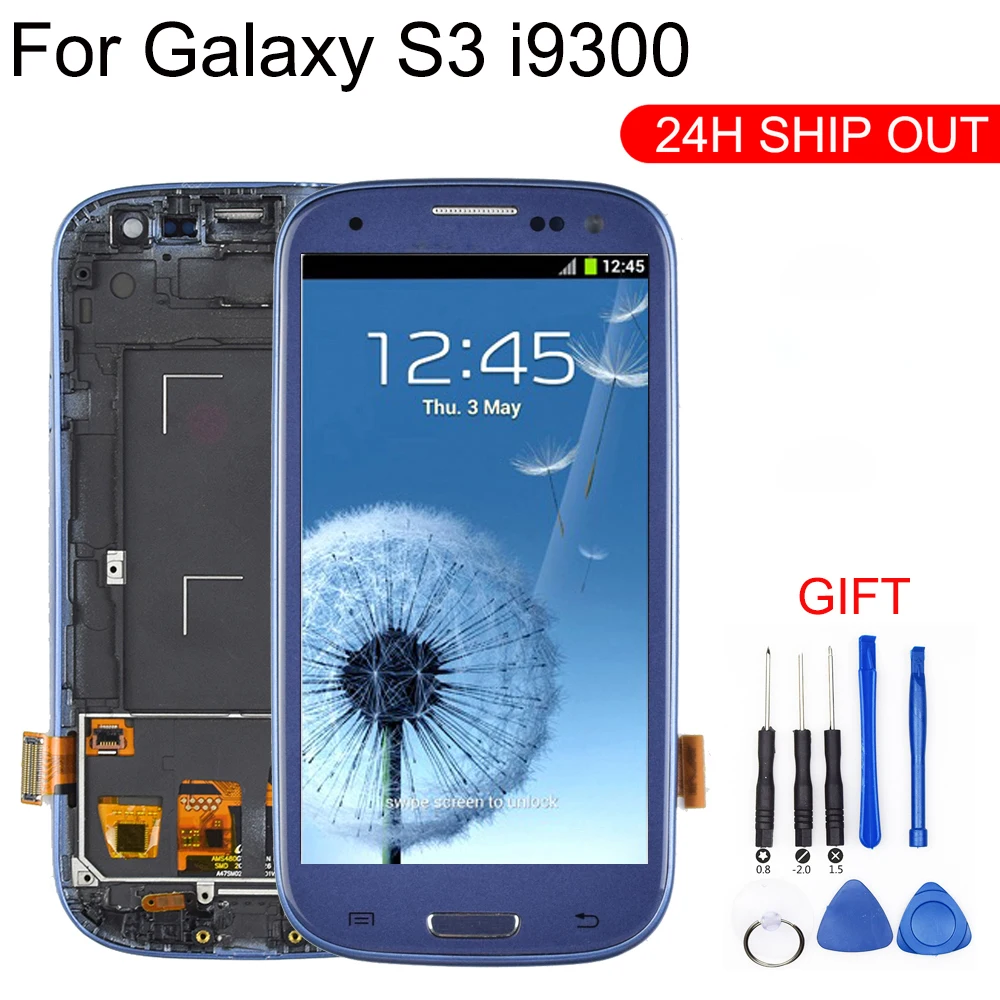 Оригинальный дисплейный модуль для Samsung Galaxy S3 с инструментами в комплекте |
