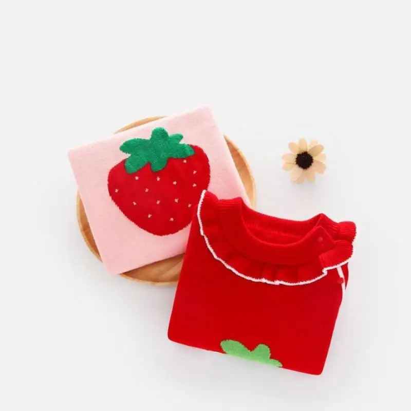 Детский трикотажный комбинезон для девочек Осенний удобный с круглым вырезом