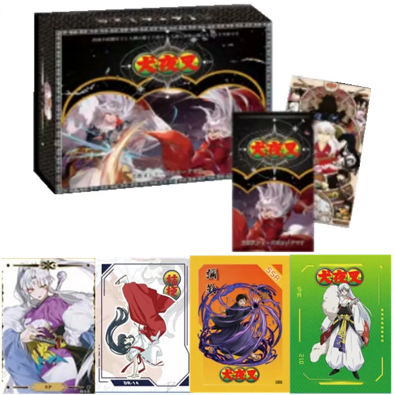 

New Inuyasha Higurashi Kagome Kikyo Collection Cards Ssp Sp EX Child Kids Birthday Gift Game Cards Table Toys Christmas Gifts