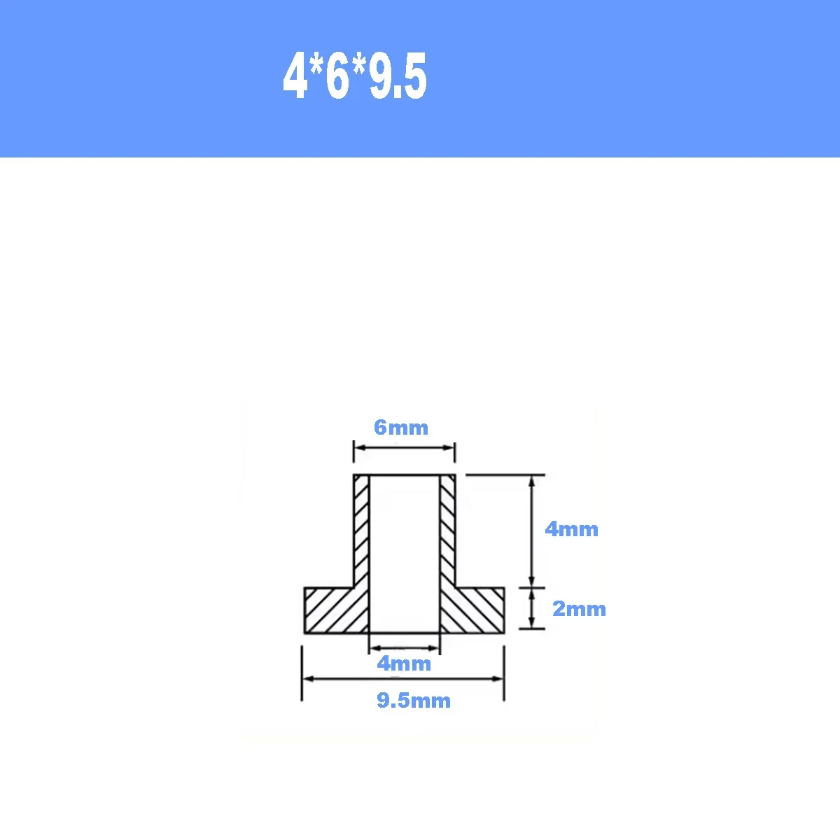 

Нейлоновые Т-образные шайбы M3-M6
