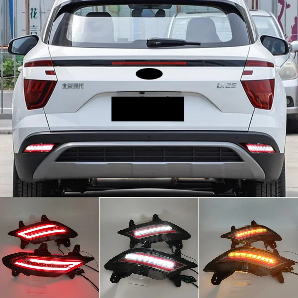 Новинка! 2 шт. светодиодные отражатели для Hyundai Creta IX25 2020 2021