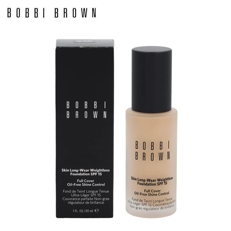 

Original Bobbi Brown 30 ml Skin Long-Wear Weightless Foundation Broad Spectrum SPF 5 Waterproof Face Makeup Cosmetic Whitening