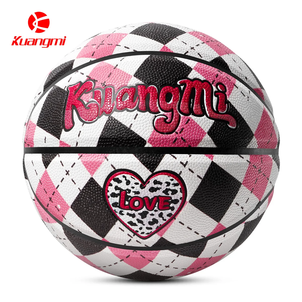 Kuangmi High Quality Basketball Ball Official Size 7 Anti-Slip PU Material Outdoor Indoor Match Training Game Balls