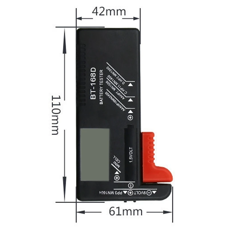 4 шт. AA AAA индикатор емкости батареи 18650 тестер уровня литиевой измеритель