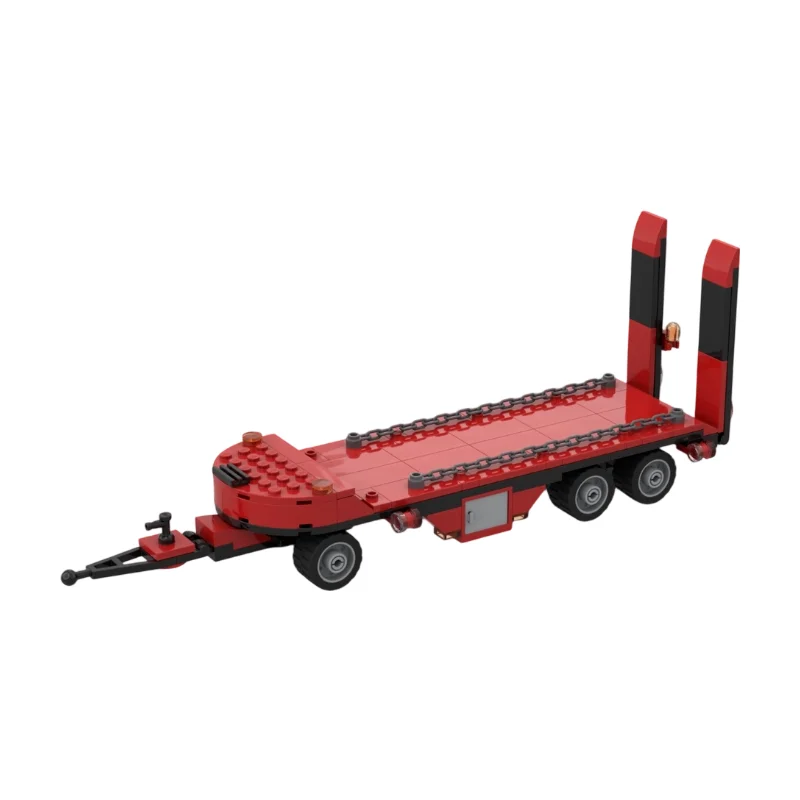 Фото Низкорамный самосвал Horsch Cruiser Tipper Box для трактора 60498, строительные блоки, фермерский транспортный прицеп, коллекция MOC Bricks, подарок №4