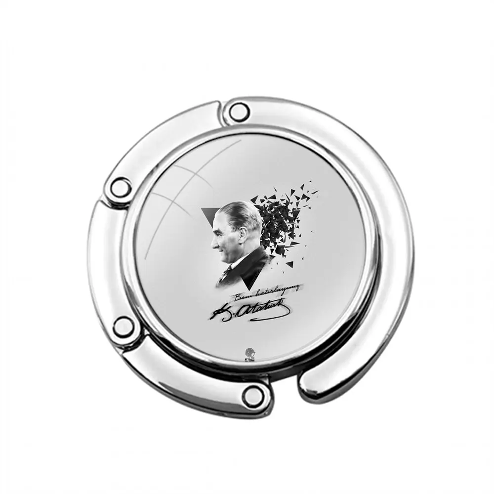 Турецкий Mustafa KemalAtaturk складной крючок для женского стола сумка хранения