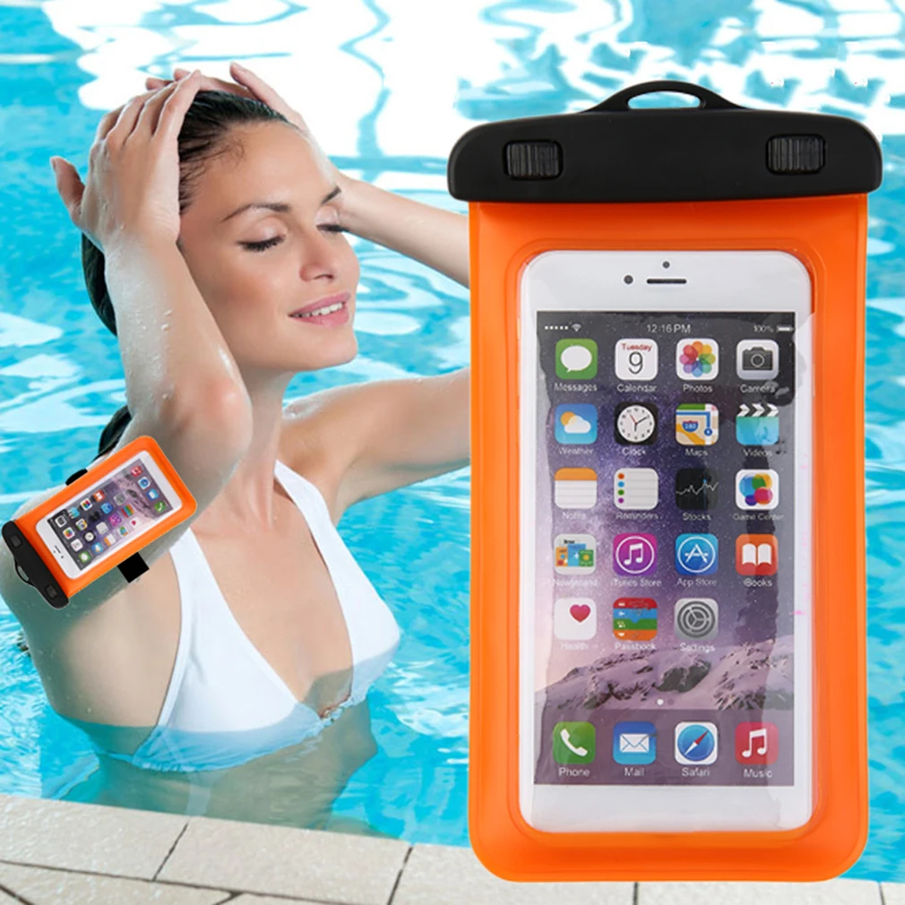 For Samsung Galaxy S7 S6 J5 Mobile Phone Case Xiaomi 5 Pro Prime 6inch Universal Waterproof Diving PVC Bag Pouch Cover