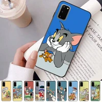 bandai tom and jerry phone case for samsung galaxy s 20lite s21 s21ultra s20 s20plus s21plus 20ultra