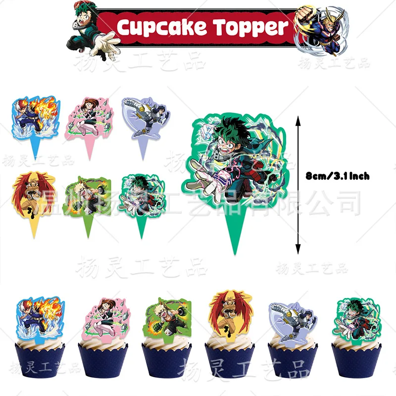 Воздушные шары My Hero Academy аниме Midoriya Izuku воздушные с днем рождения баннер флагом