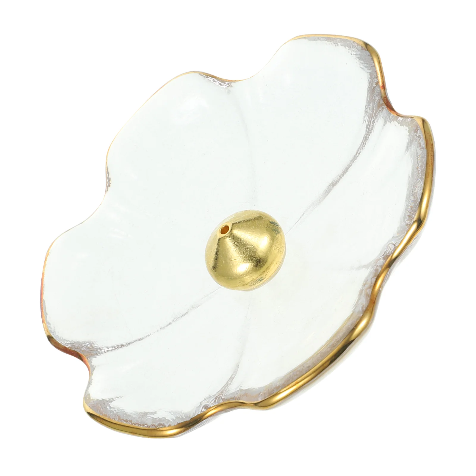 

Burner Seat Stick Holder Dining Table Decor Gold Ash Sticks Mediation Spa Decorative