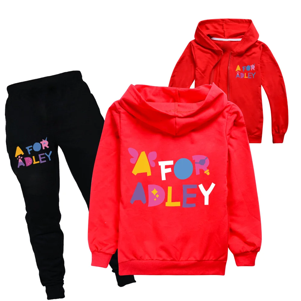 

Детский спортивный костюм с капюшоном, куртка на молнии и штаны