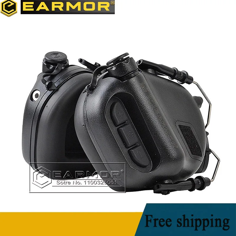 

Наушники Earmor M31H в стиле милитари/наушники для шлема/Электронная Защита слуха/для охоты, шлема для страйкбола