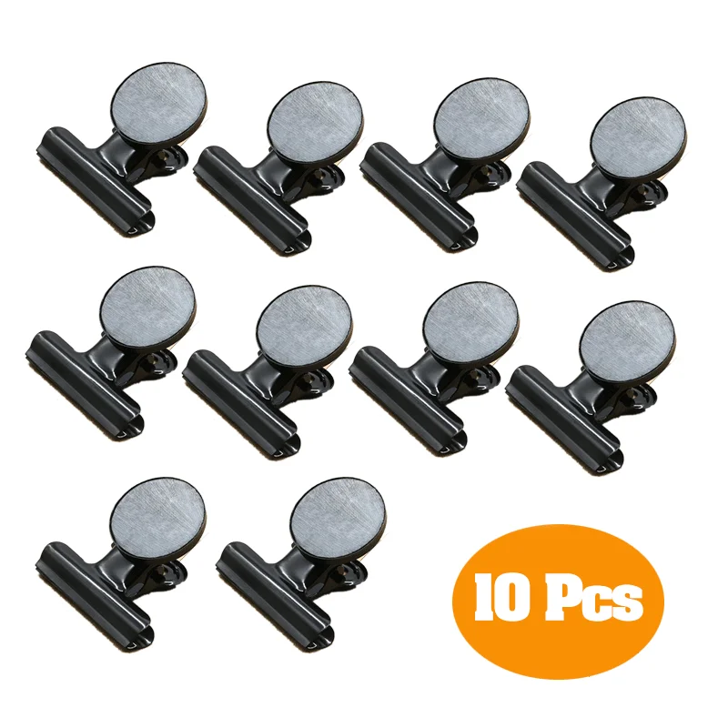 

10 Pcs D31mm D38mm Magnetic Clips Refrigerator Fridge Magnet Clip For Home Office Classroom Whiteboard Hanging Photos Calendar