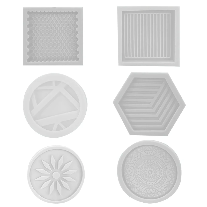 

Силиконовая форма для эпоксидной смолы, формы для подставок из смолы, форма для отлива эпоксидной смолы