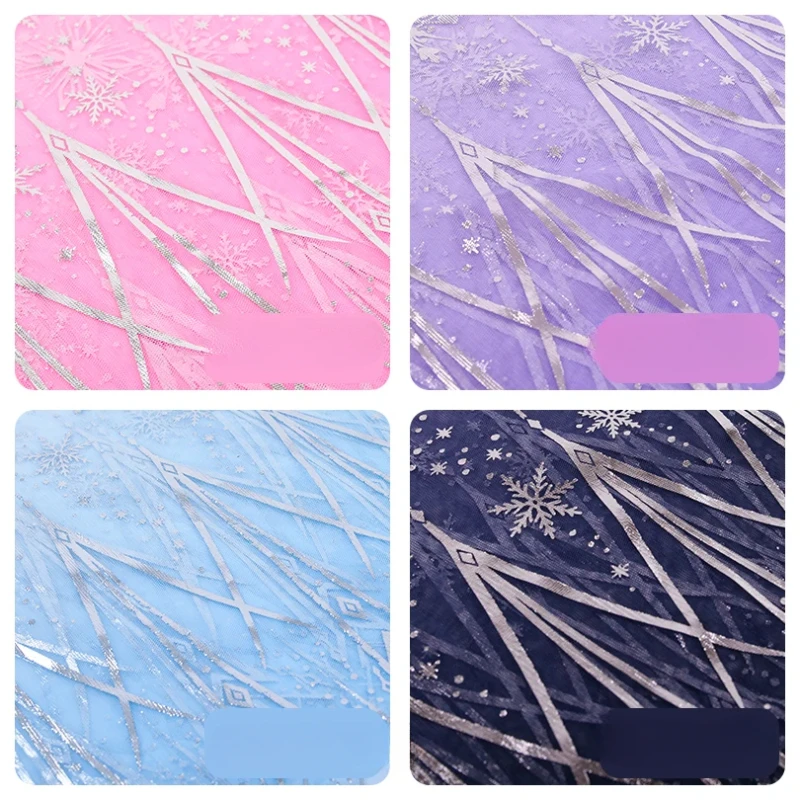 Градиентная сетка прозрачная пряжа гладильная кукольные платья платье