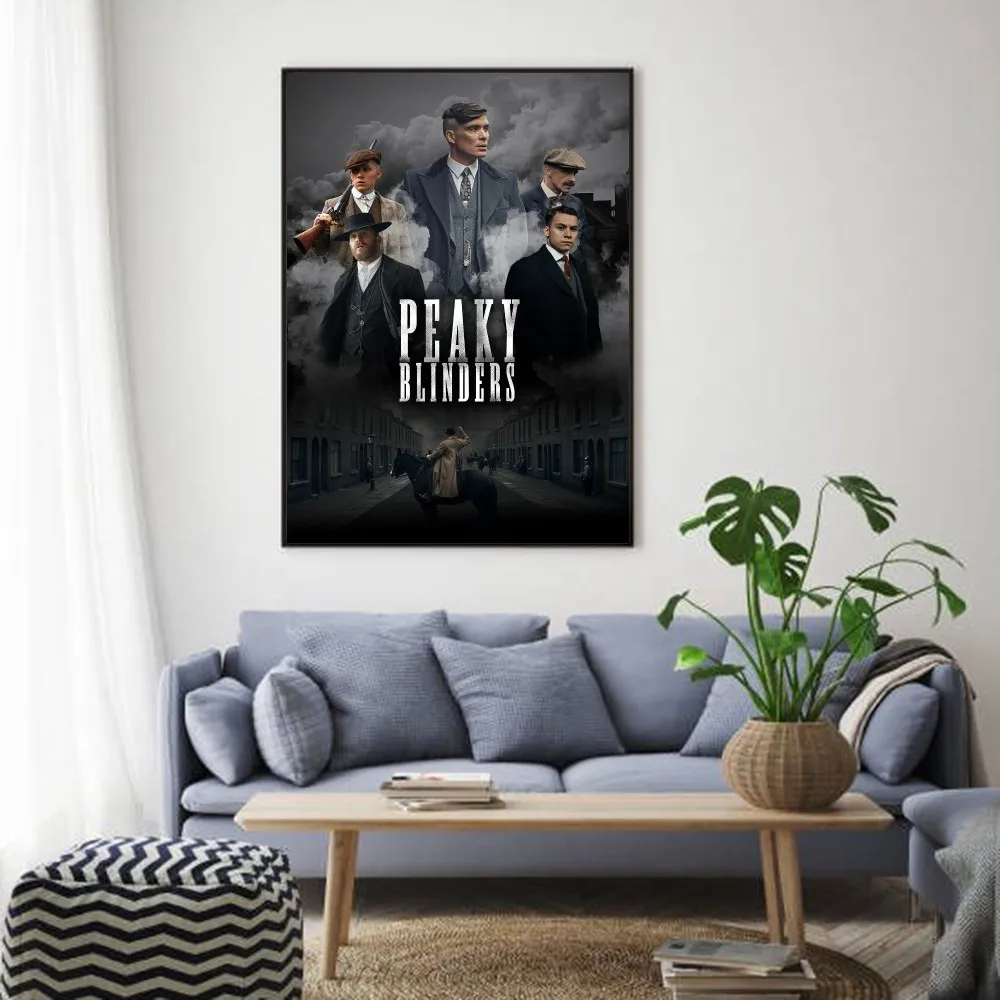 P-Peaky B- Blinders ТВ-плакат HD арт липкая стена водонепроницаемый дом гостиная спальня