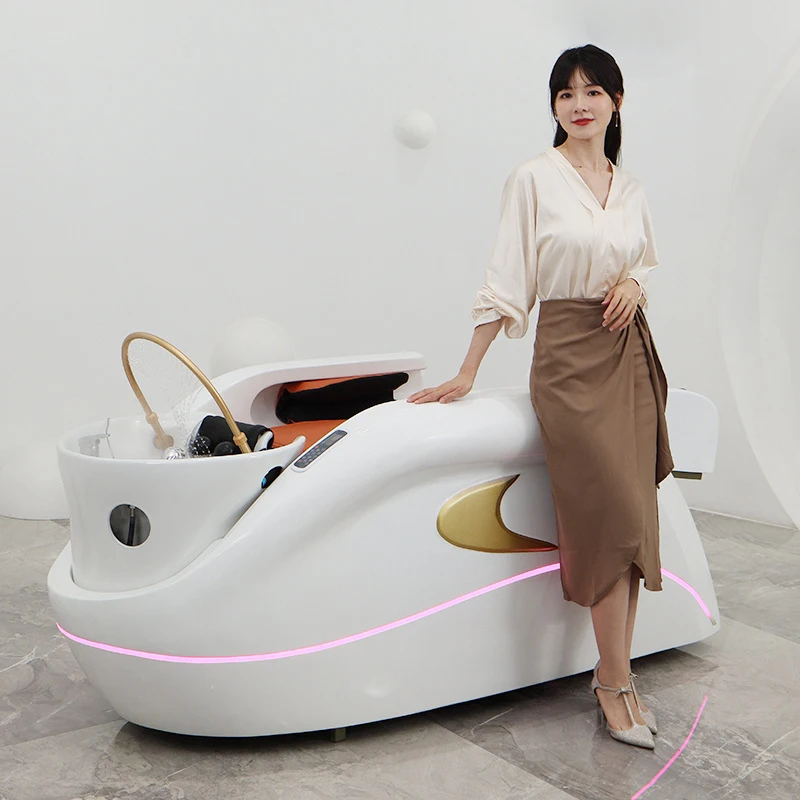 Роскошный шампунь кресло для парикмахерской электрический циркуляционный