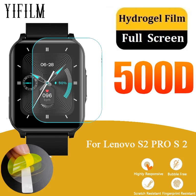 

Защитная пленка для смарт-часов Lenovo S2 PRO S 2, водостойкая Гидрогелевая пленка, не стекло, 3 шт.