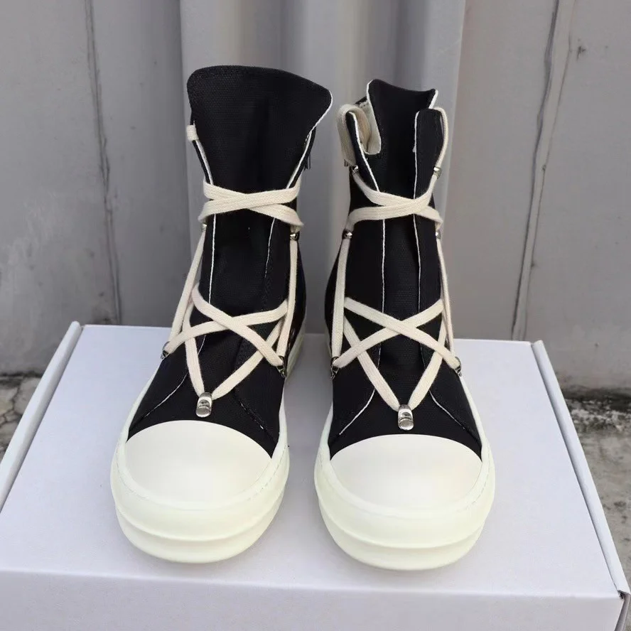 

New High Quality Spring And Autumn Men's And Women's Shoes Canvas High-Top Sports Casual Shoes Trend