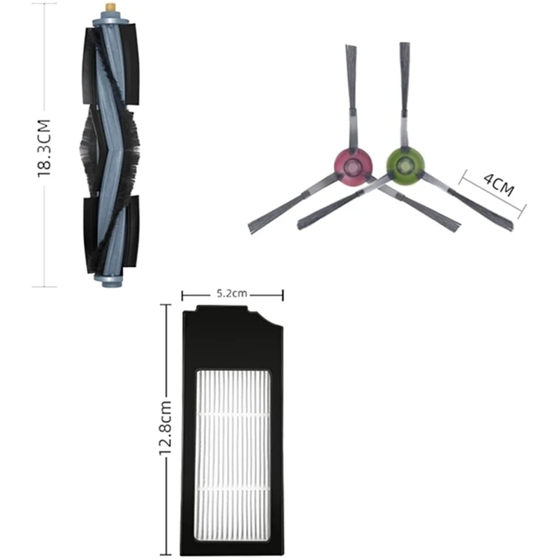 

Запасные части фильтр основная щетка боковая щетка Для Ecovacs Deebot X1 Turbo/Omni аксессуары для робота-пылесоса
