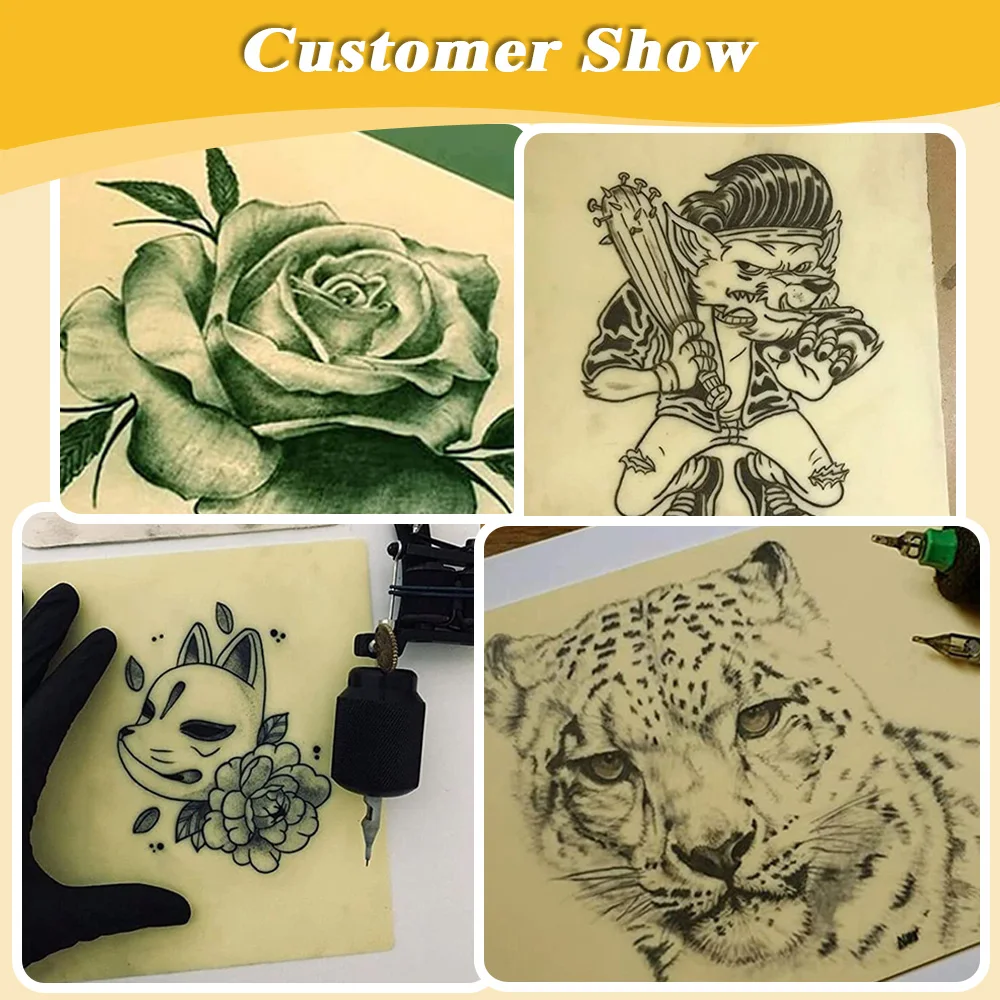 10/8/5/3/1 шт. 3 мм татуировка для практики кожи двухсторонняя силиконовая большая