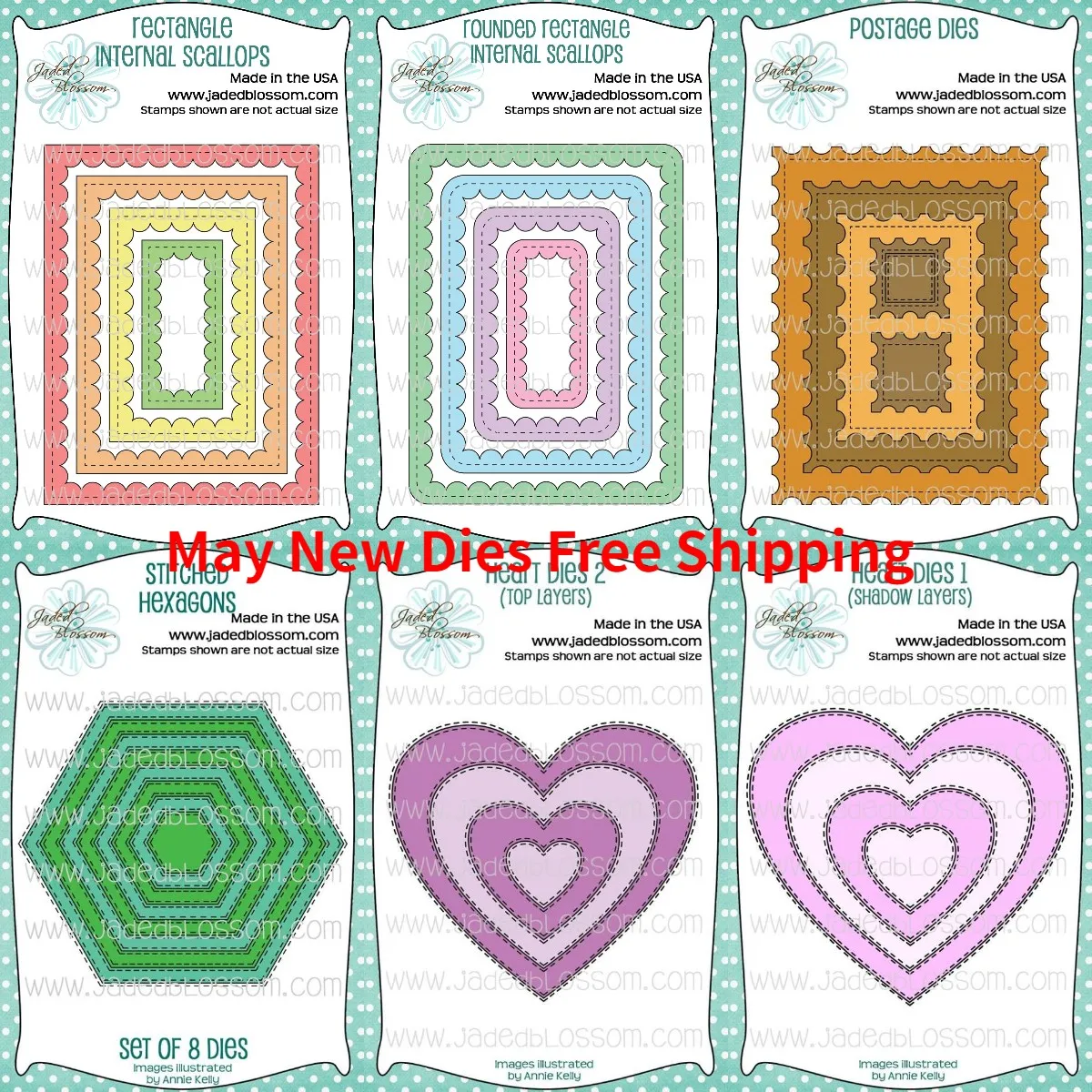 

Heart Rectangular Hexagon 2023 New Metal Cutting Dies Craft Embossing Make Paper Greeting Card Making Template DIY Handmade