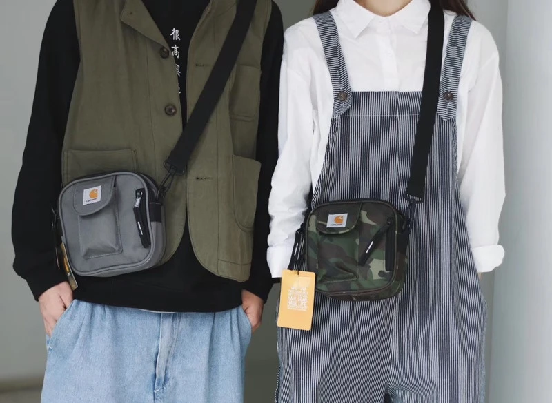 Модная дорожная сумка Carhartts квадратная на плечо для мужчин и женщин