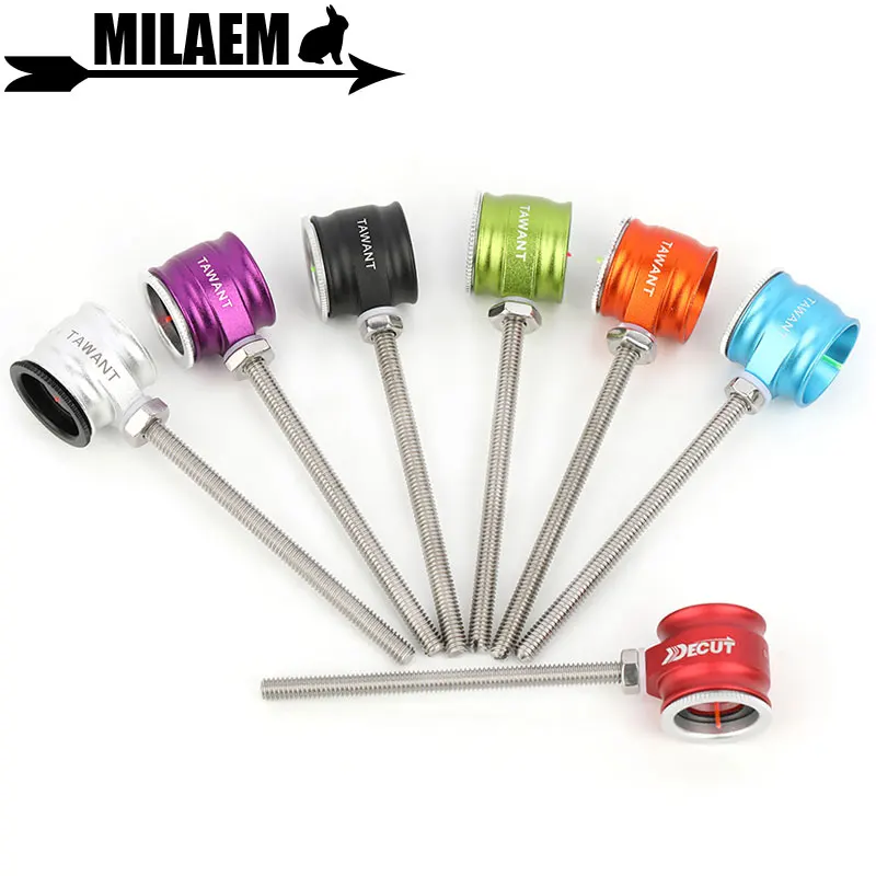 

Decut TAWANT Archery Recurve Bow Sight Scope Green Pin 1.0/0.75/0.5/ Optical Fiber Bar Recurve Bow Shooting Hunting Accessories