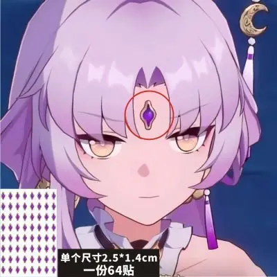 Стикеры для татуировок в стиле аниме аксессуары фестиваля искусственные