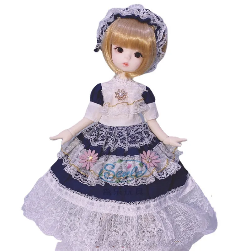 1/6 Одежда для куклы Bjd 30 см аксессуары игрушек Студенческая одежда клетчатая юбка