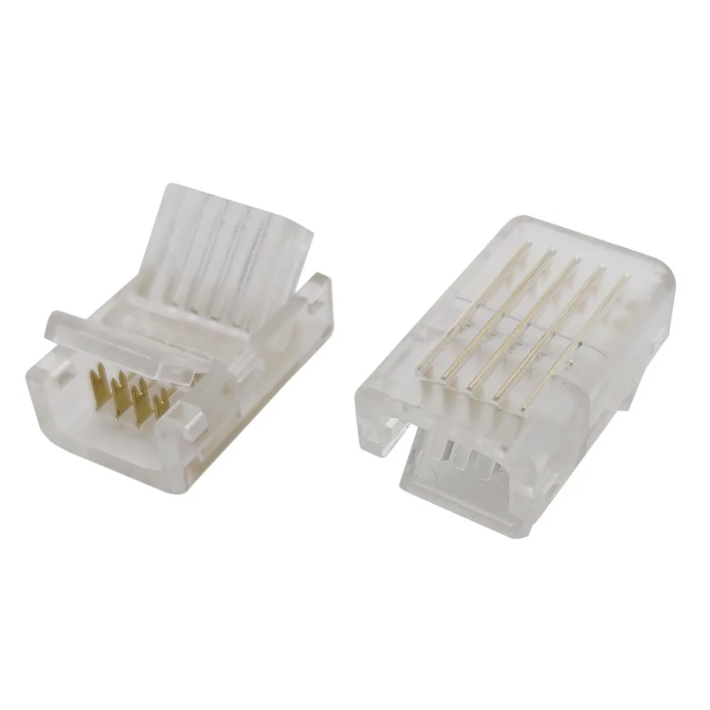

5 Pin 10mm LED Strip Connector Extension Wire Terminal for RGBW Tape Lights Fixed Clamp Clips