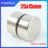 12510pcs 25x15mm strong neodymium magnet 25mm x 15mm round permanent magnet 2515mm powerful magnets disc