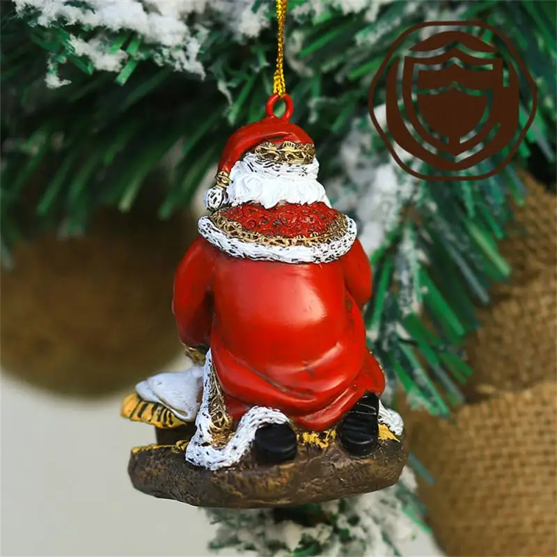 

Santa Decoration Christmas Tree Decoration Christmas Resin Crafts Santa Claus Ornaments Happy New Year Gift Christmas Decoration