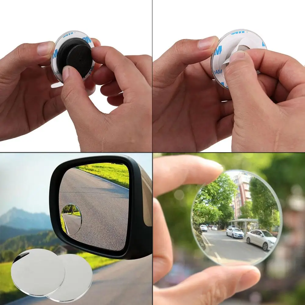 

Spot HD Rimless Auto Accessories Car Supplies Wide Angle Looking Glass Rear View Convex Mirrors Rearview Back Mirror